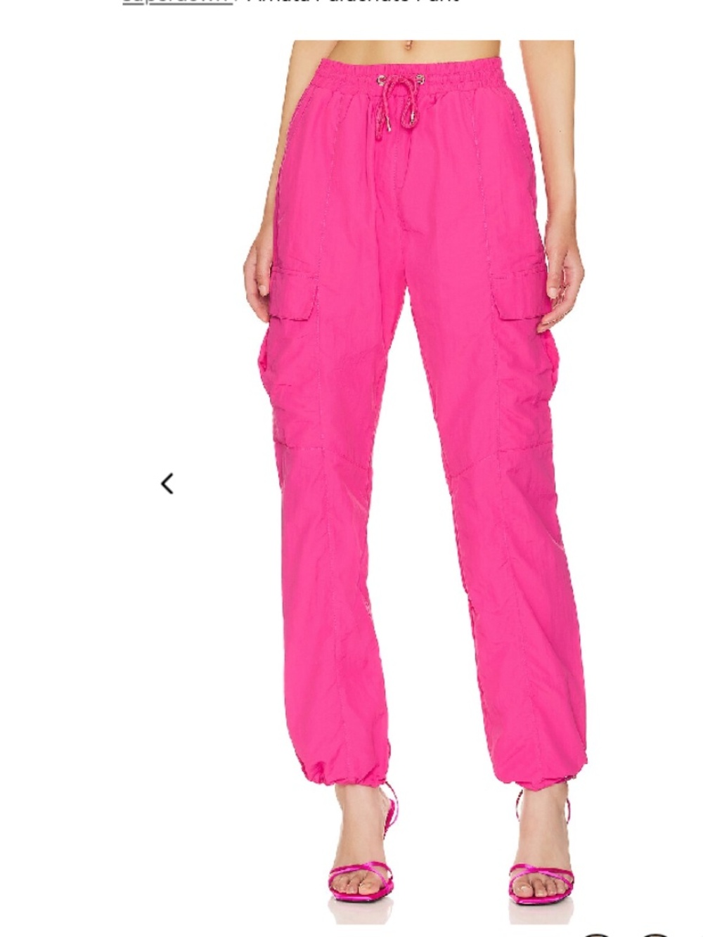 NWOT Sold Out superdown Amata Parachute Pant  Revolve XS